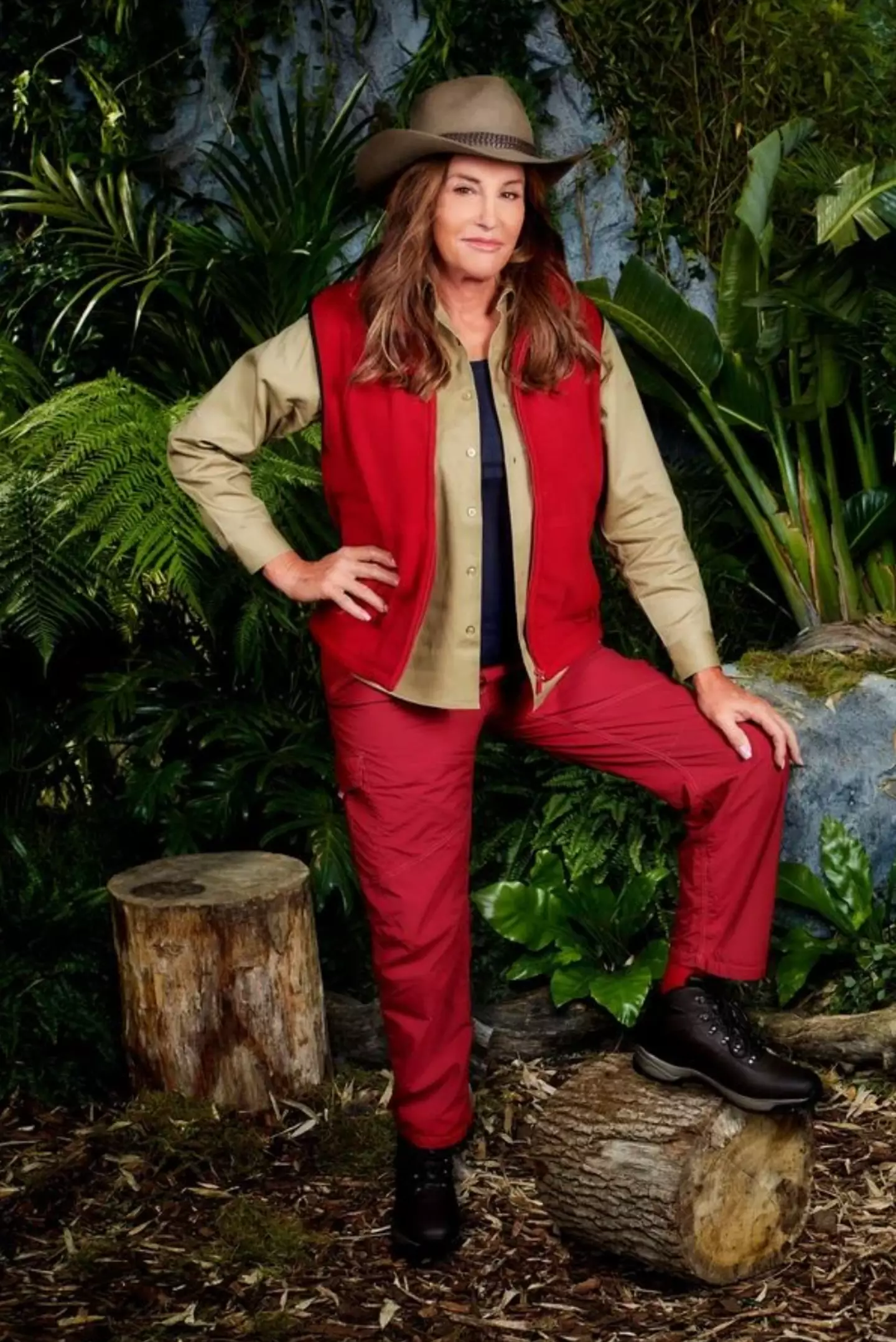 Caitlyn Jenner received punishment for sneaking corn and chicken to another campmate in 2019 (ITV)