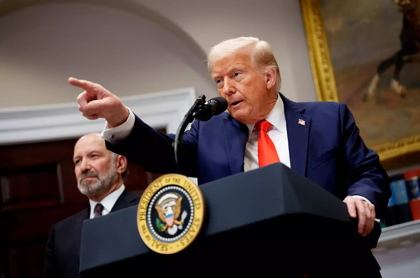 Trump has now doubled down on his Canadian tariffs (Andrew Harnik/Getty Images)