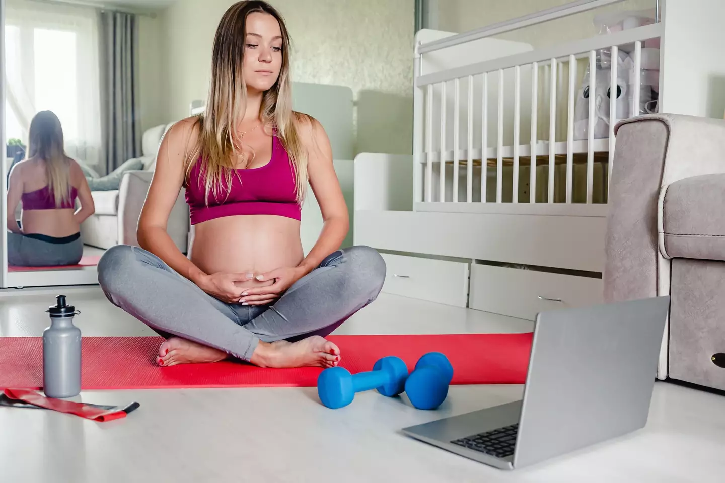 It's always recommended to seek professional advice for exercising during pregnancy (