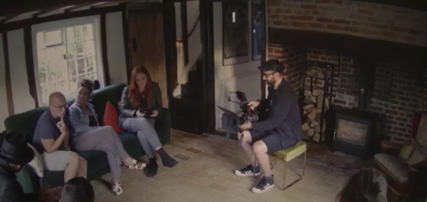 The investigation team used various ghost-hunting apparatus, including a voice box, to seek out spirits.