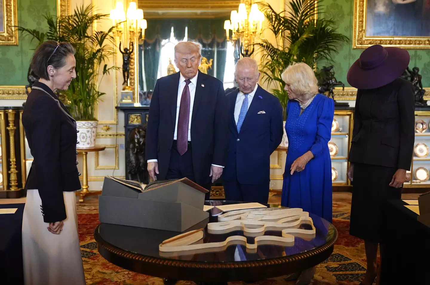 A photo of Melania Trump has gone viral on social media (Aaron Chown - WPA Pool/Getty Images)