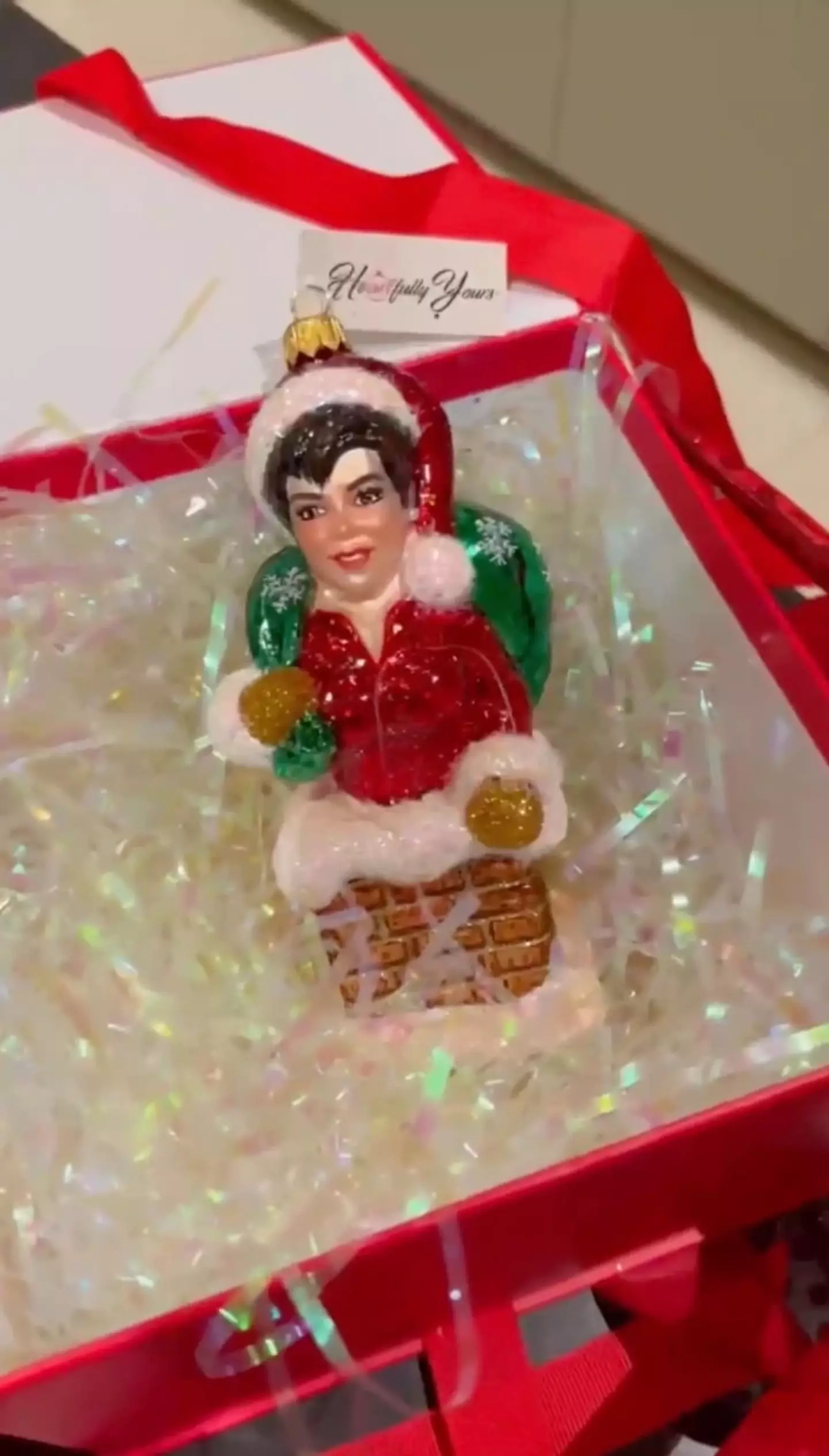 The Kris ornaments.