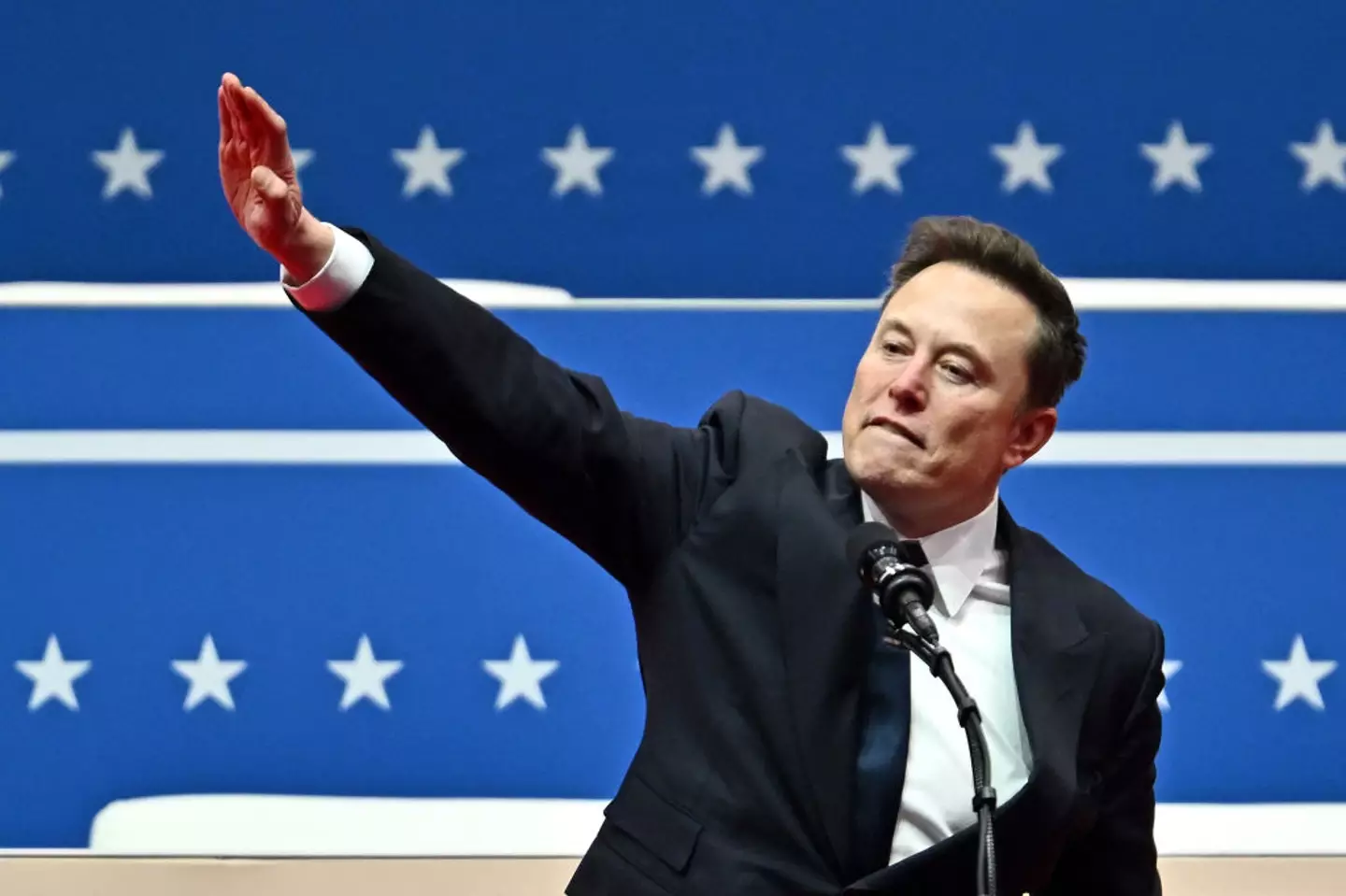 Elon Musk has been accused of doing a 'Nazi salute' at Donald Trump's inauguration (ANGELA WEISS / Contributor / Getty Images)