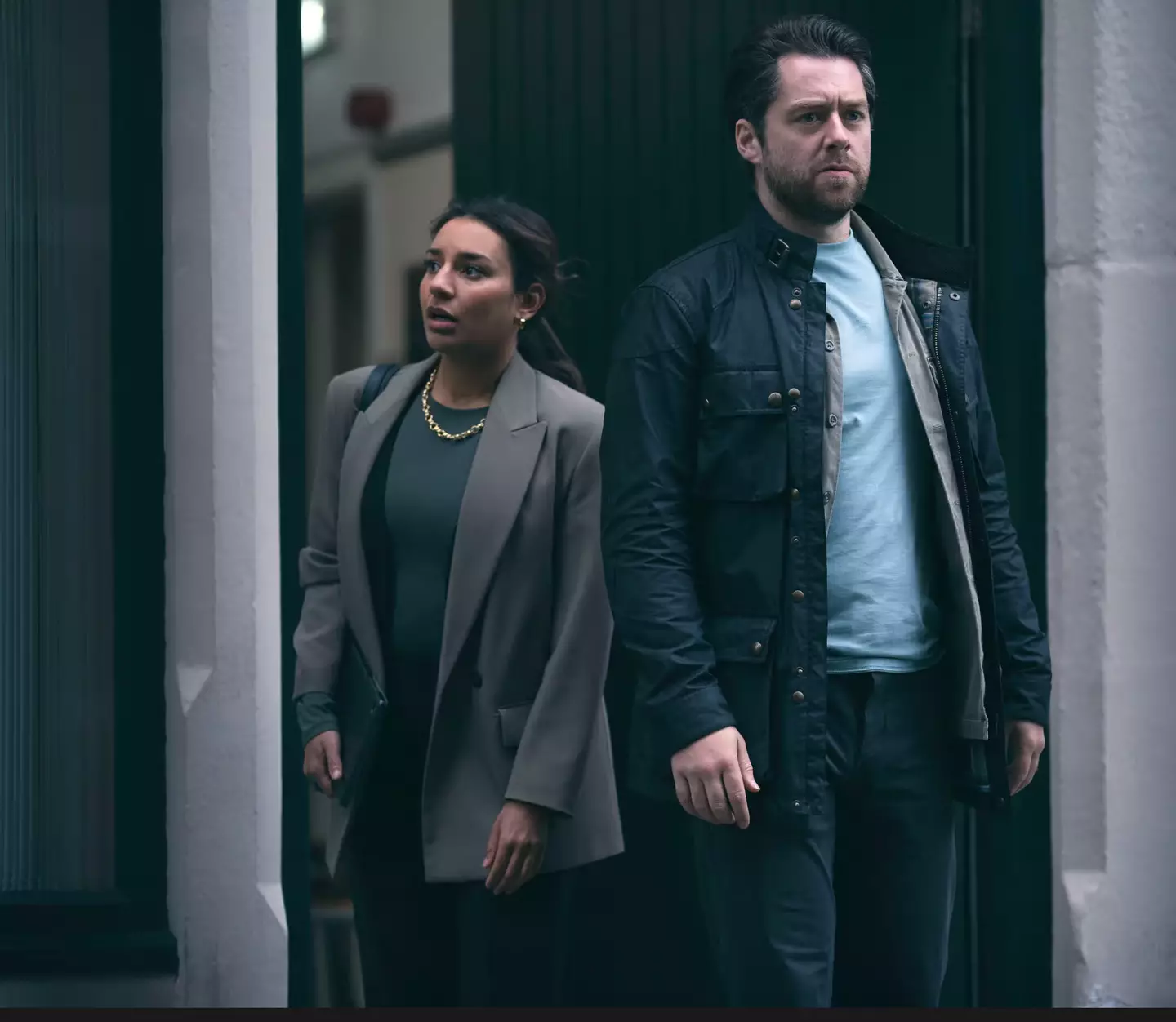 Richard Rankin as John Rebus. (BBC)