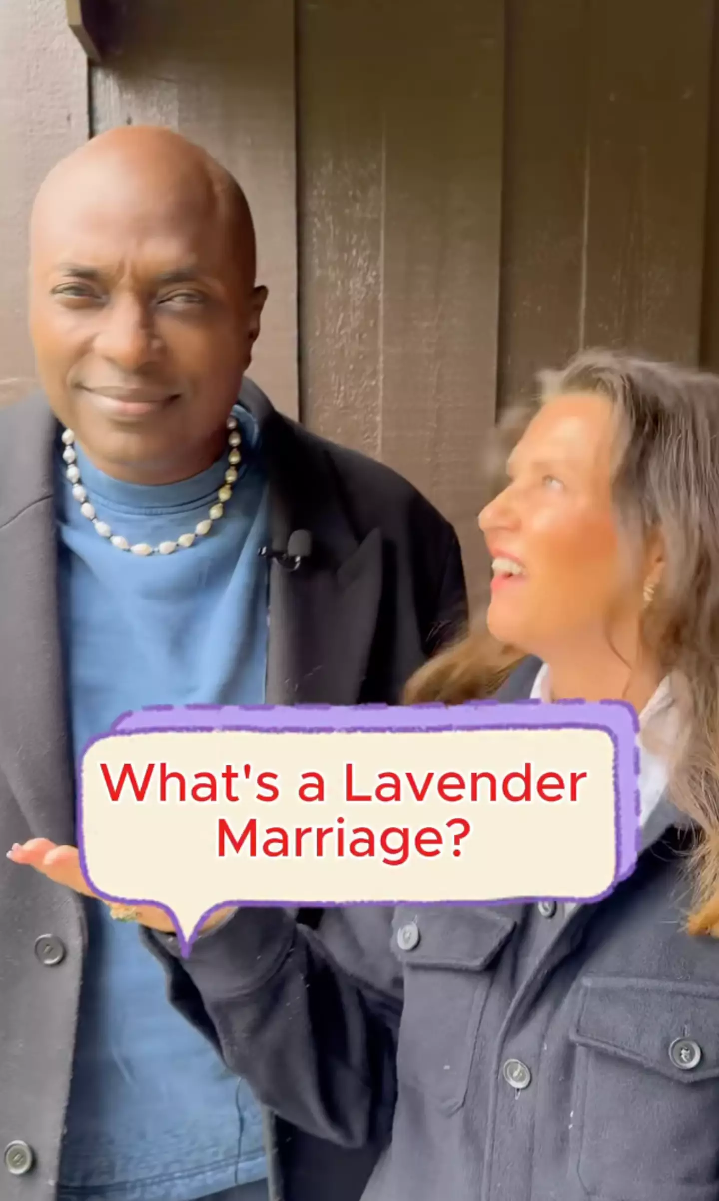 The married couple responded to the claims with an iconic social media video (Instagram/@iam_marthalouise/@shamandurek)