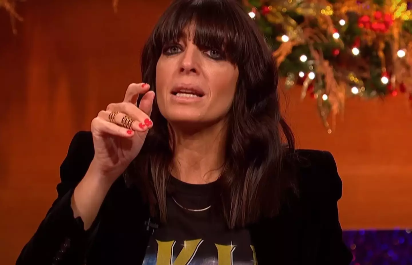 Claudia Winkleman didn't always have her iconic fringe and fake tan look.