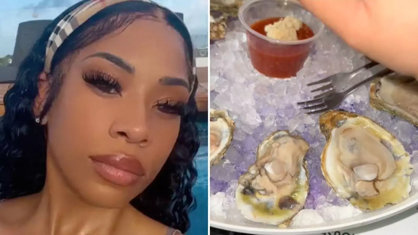 Woman who was abandoned by date after ordering 48 oysters slammed over tip