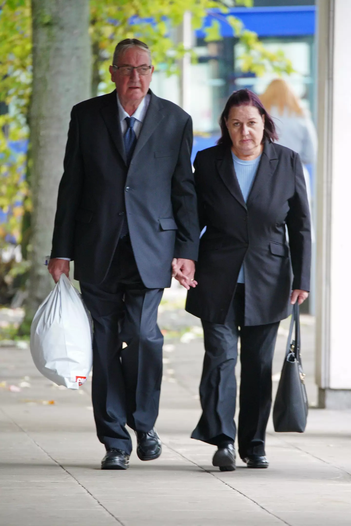Letby's parents John and Susan.