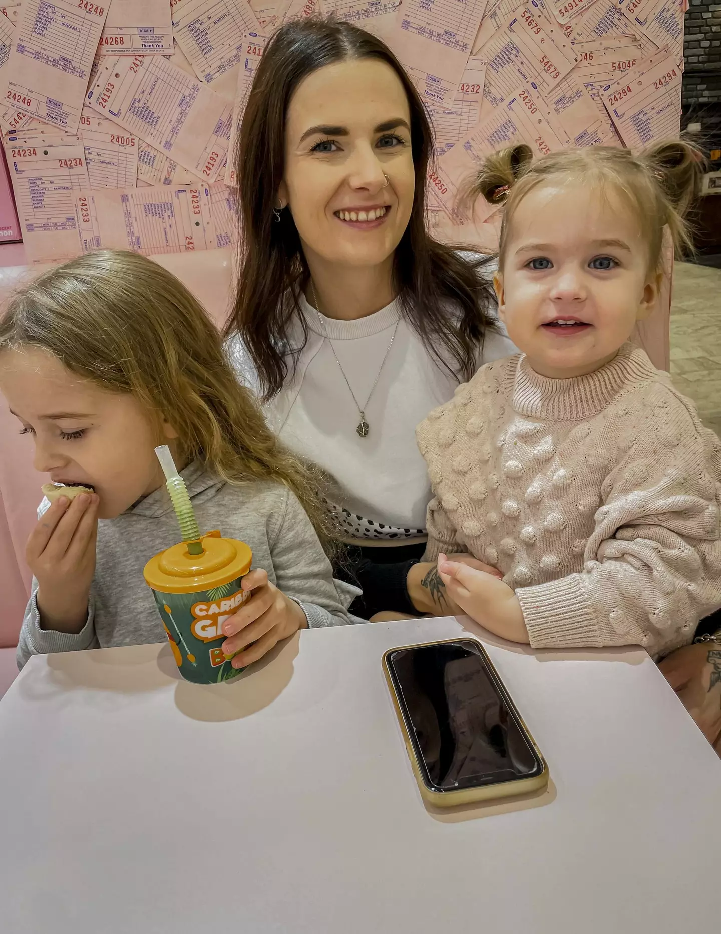 Lauren currently breastfeeds both of her children.