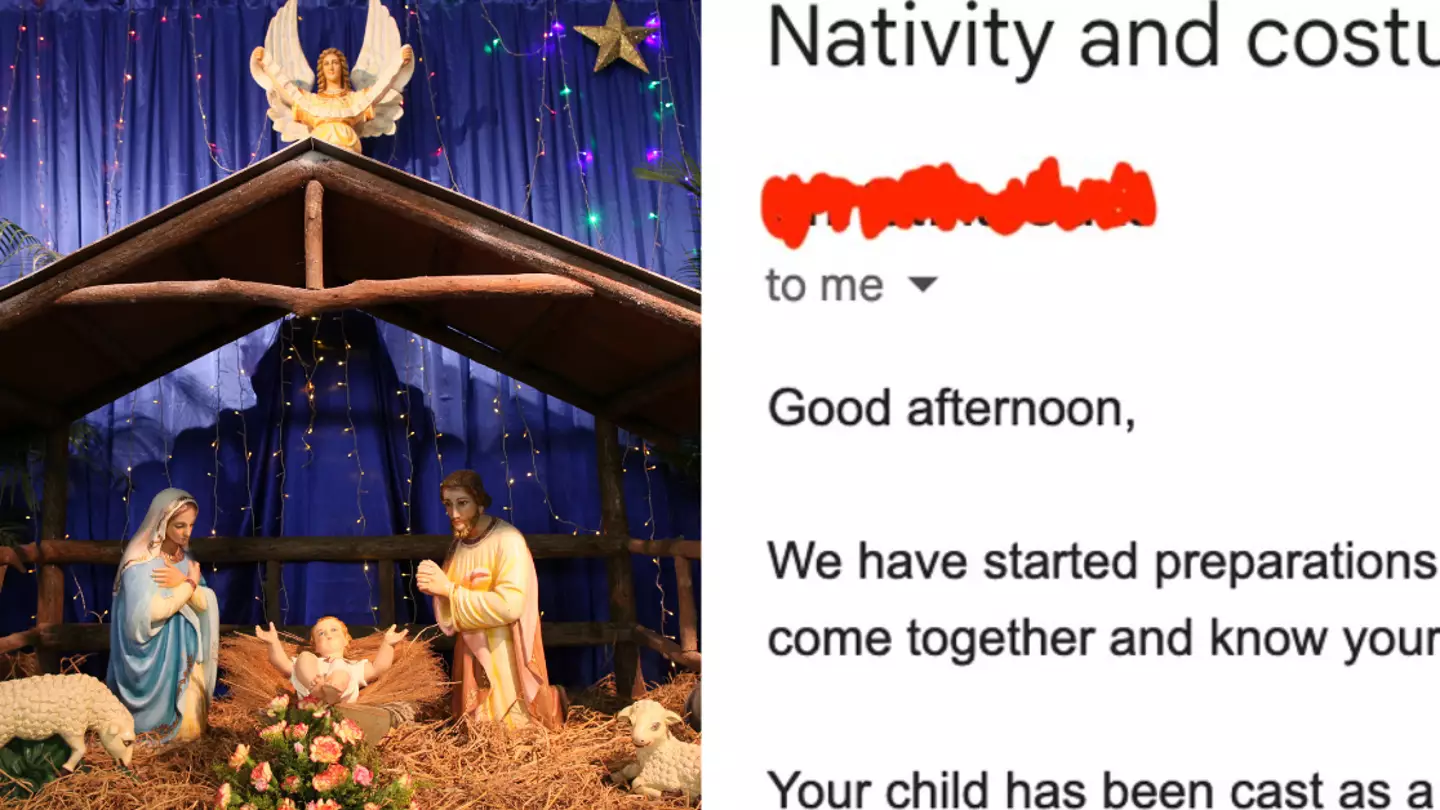 Mum reveals surprising role daughter is given for Christmas nativity and people can't believe their eyes