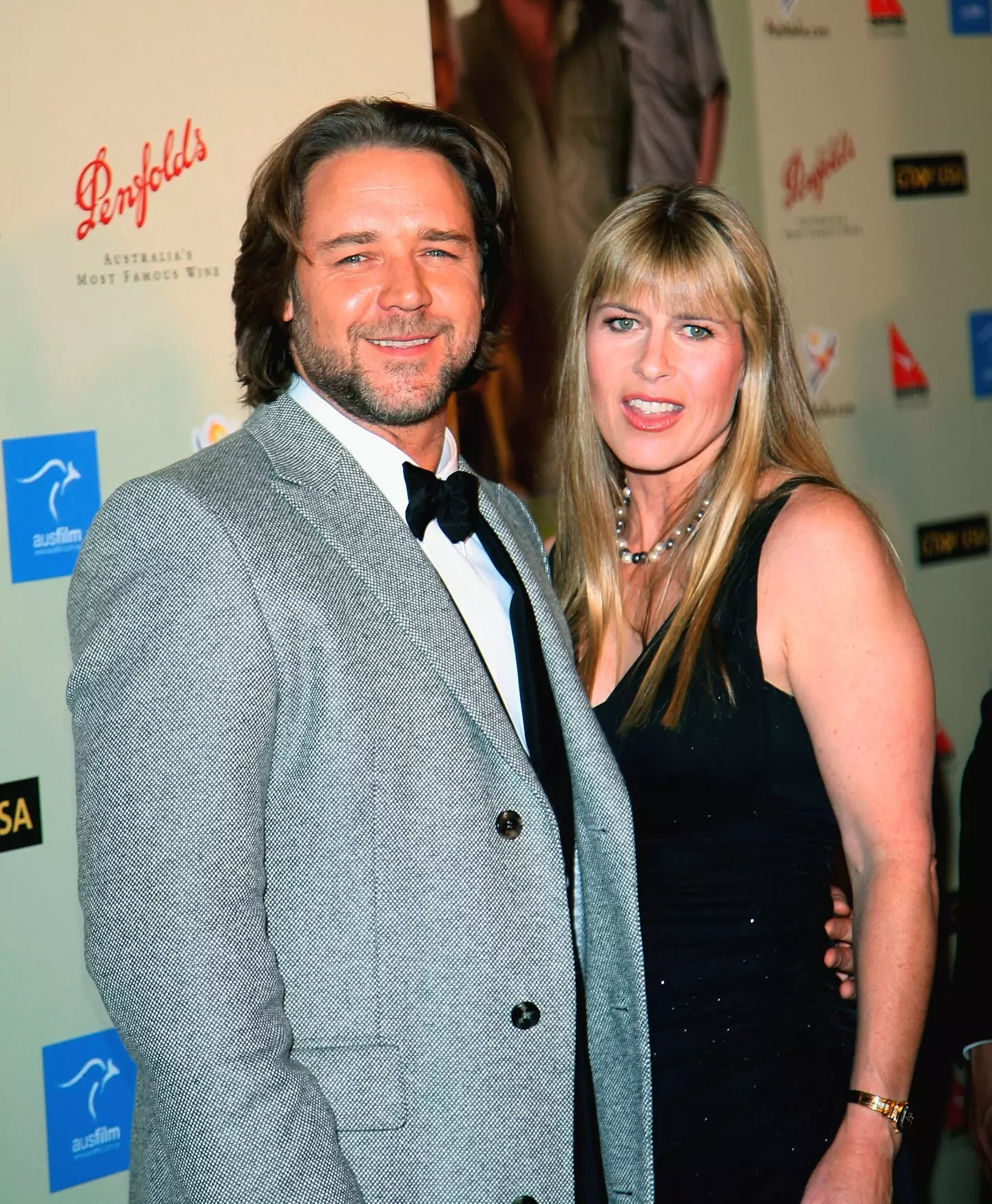 Russell Crowe with Terri in 2007.