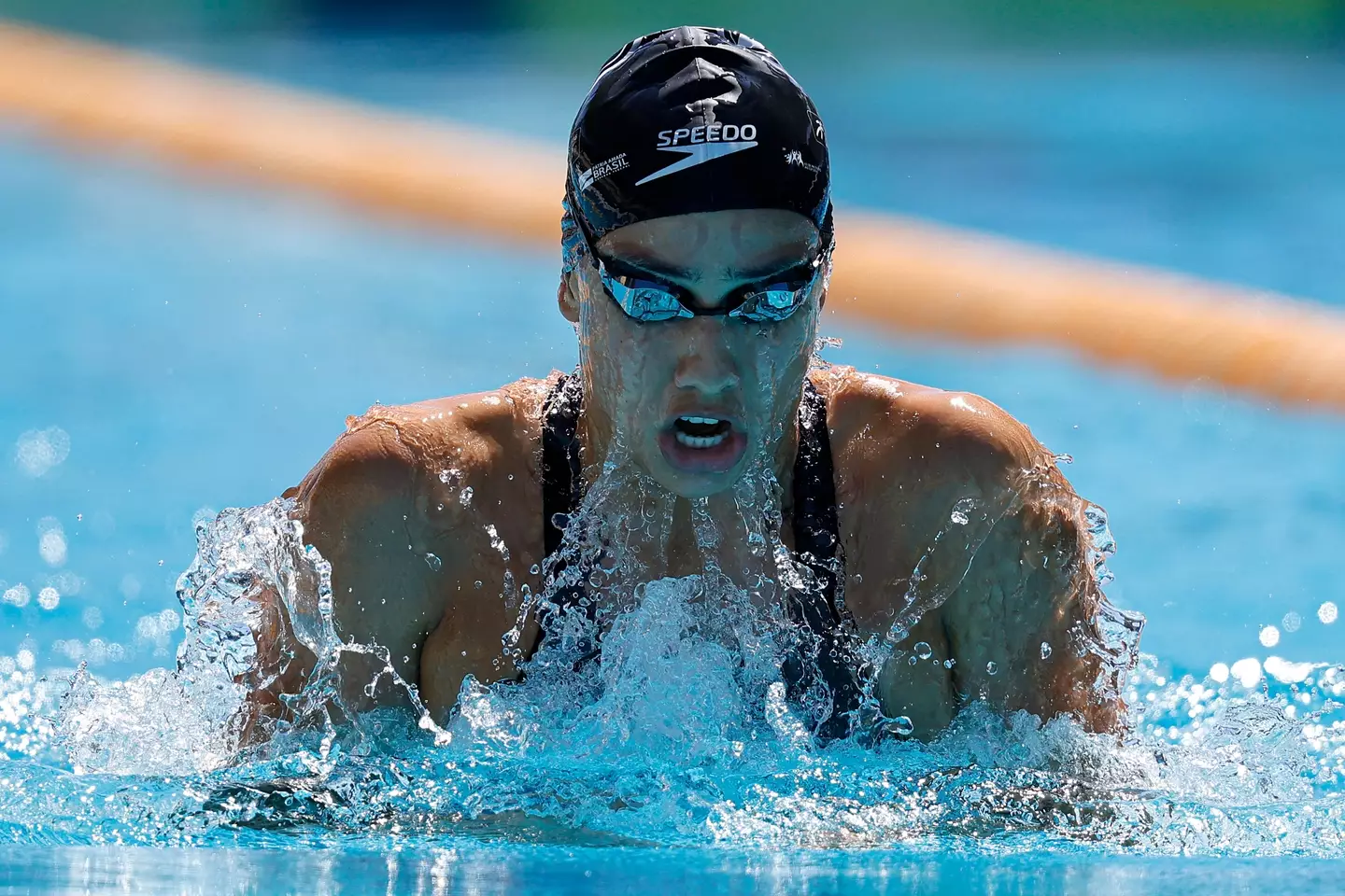 Brazilian swimmer, Ana Carolina Vieira, has been sent home from the Olympics after breaking a major rule. (Buda Mendes/Getty Images)