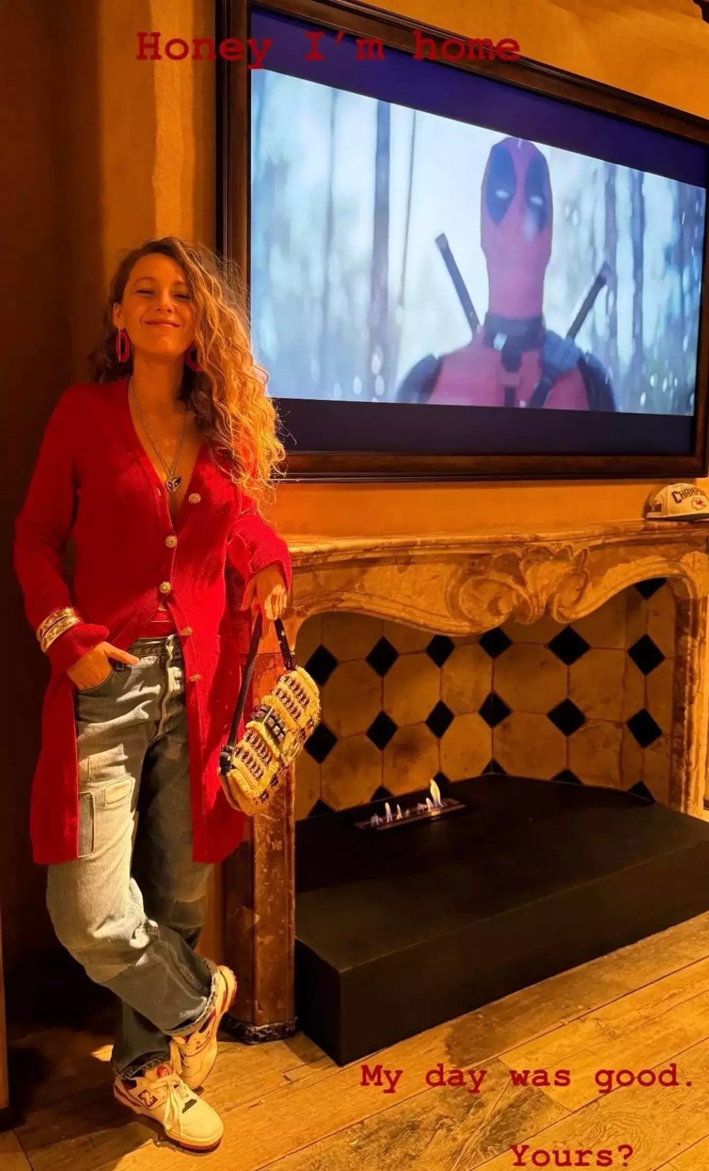 The Gossip Girl star responded to the light-hearted dig.