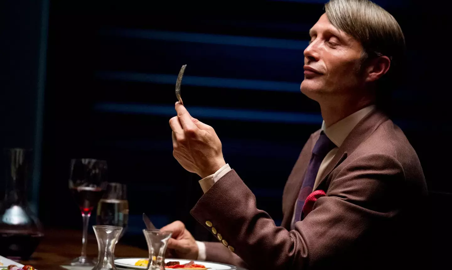 Mads Mikkelsen in the Hannibal series (NBC)