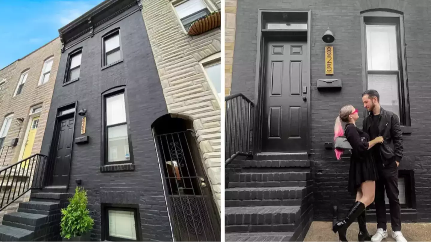 Woman transformed home into all-black house because colour 'stresses her out'