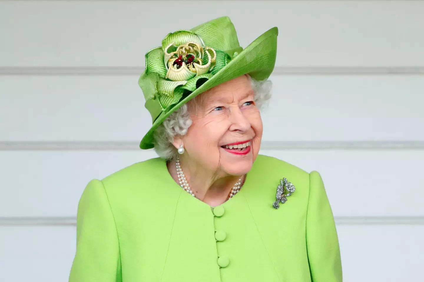 The Queen was known for her bright wardrobe (Max Mumby/Indigo/Getty Images)