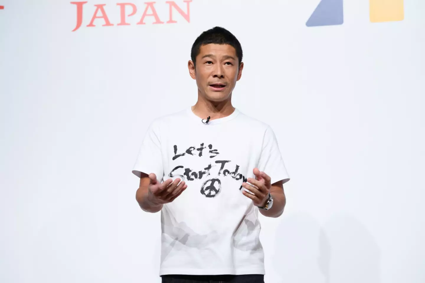 Japanese fashion tycoon Yusaku Maezawa was the one behind the 'social experiment' (Bloomberg / Contributor / Getty Images)
