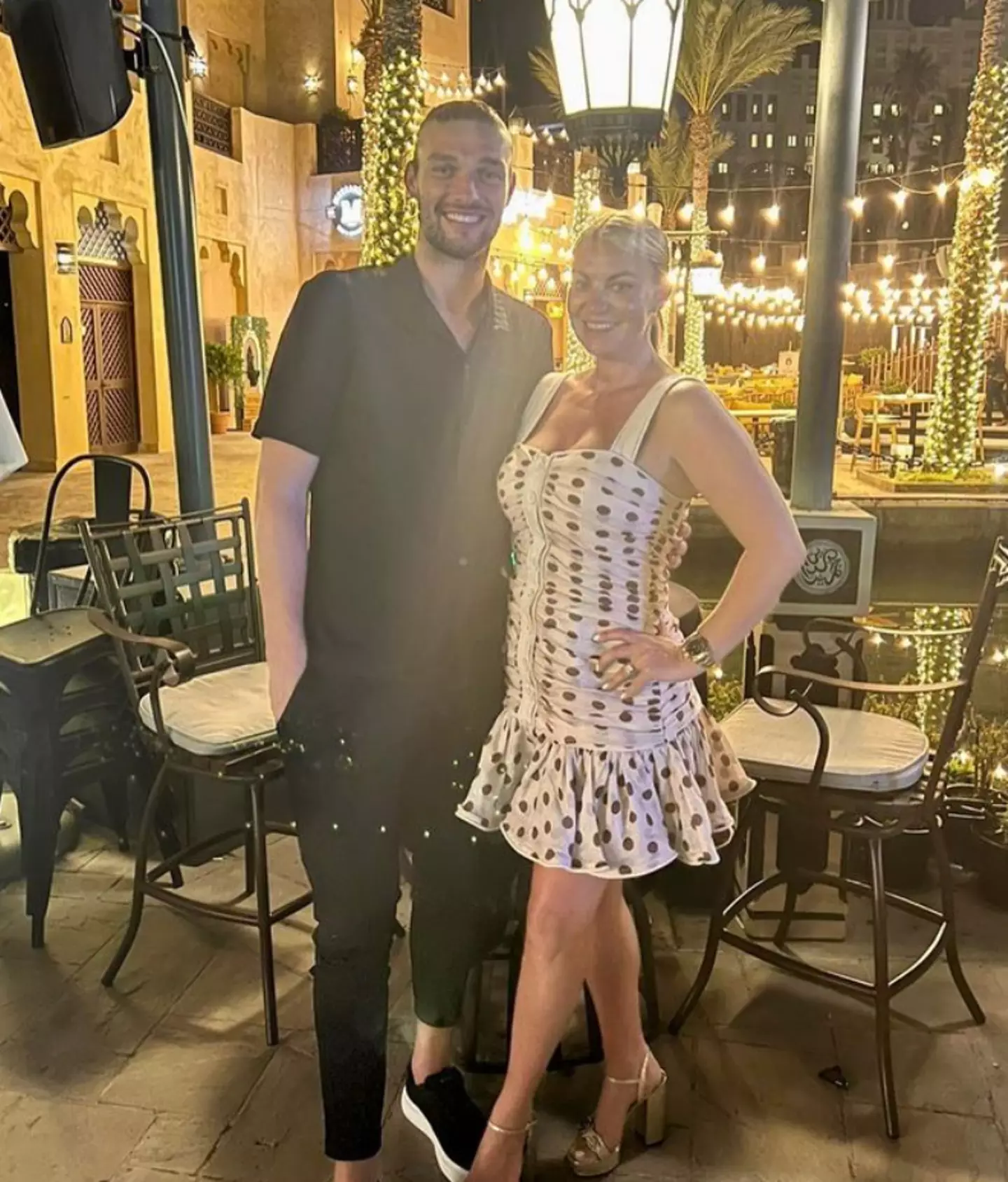 The couple were left shaken by the incident.