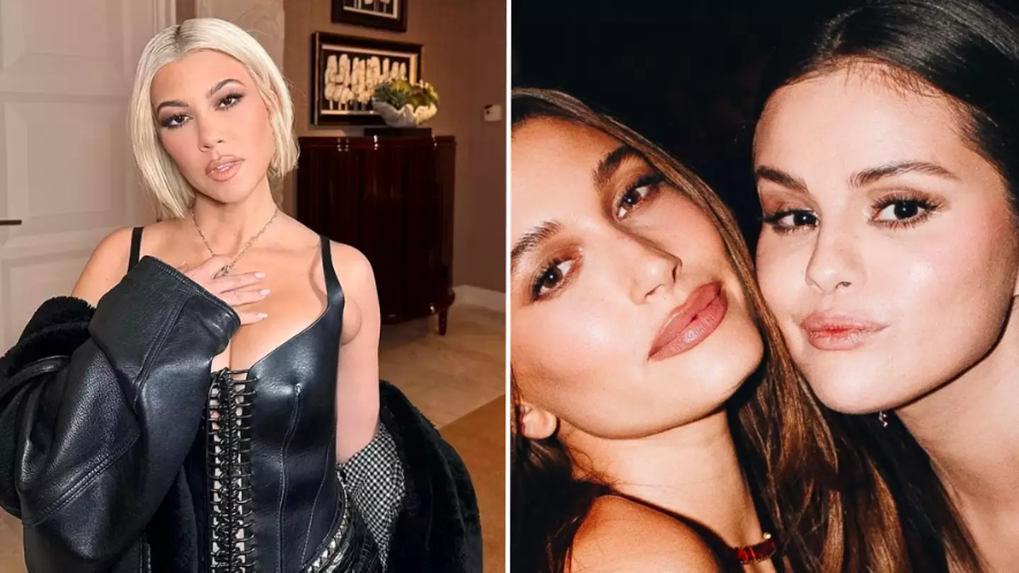 Fans think Kourtney Kardashian has sided with Selena Gomez amid rumoured Hailey Bieber feud