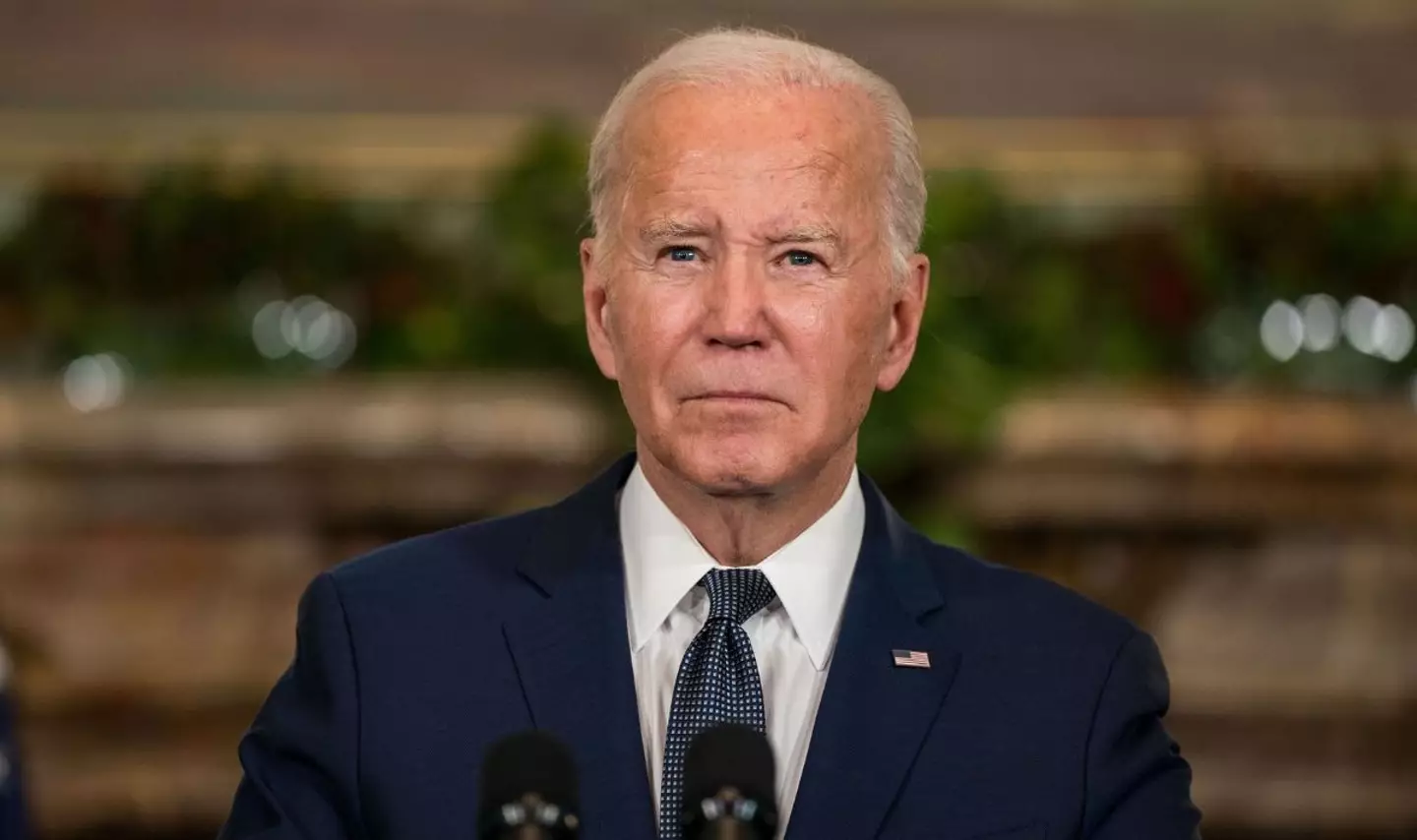 Joe Biden signed the legislation banning TikTok last April (Kent Nishimura/Getty Images)