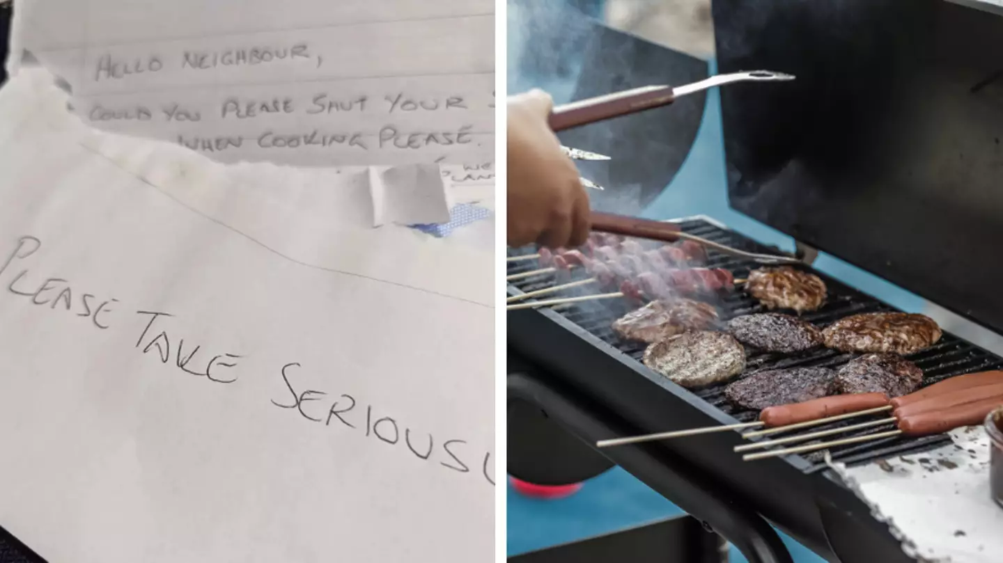 Vegan sends angry letter to neighbour after being left ‘sick and upset’ over barbecue