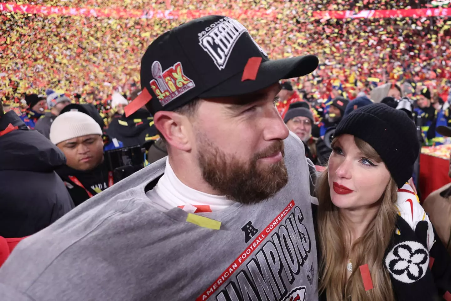 Football fans are using Taylor Swift to throw jabs (Jamie Squire / Staff / Getty Images)
