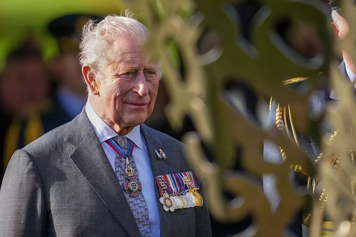 King Charles attended a national memorial commemorating LGBT armed forces yesterday (Christopher Furlong/Getty Images)