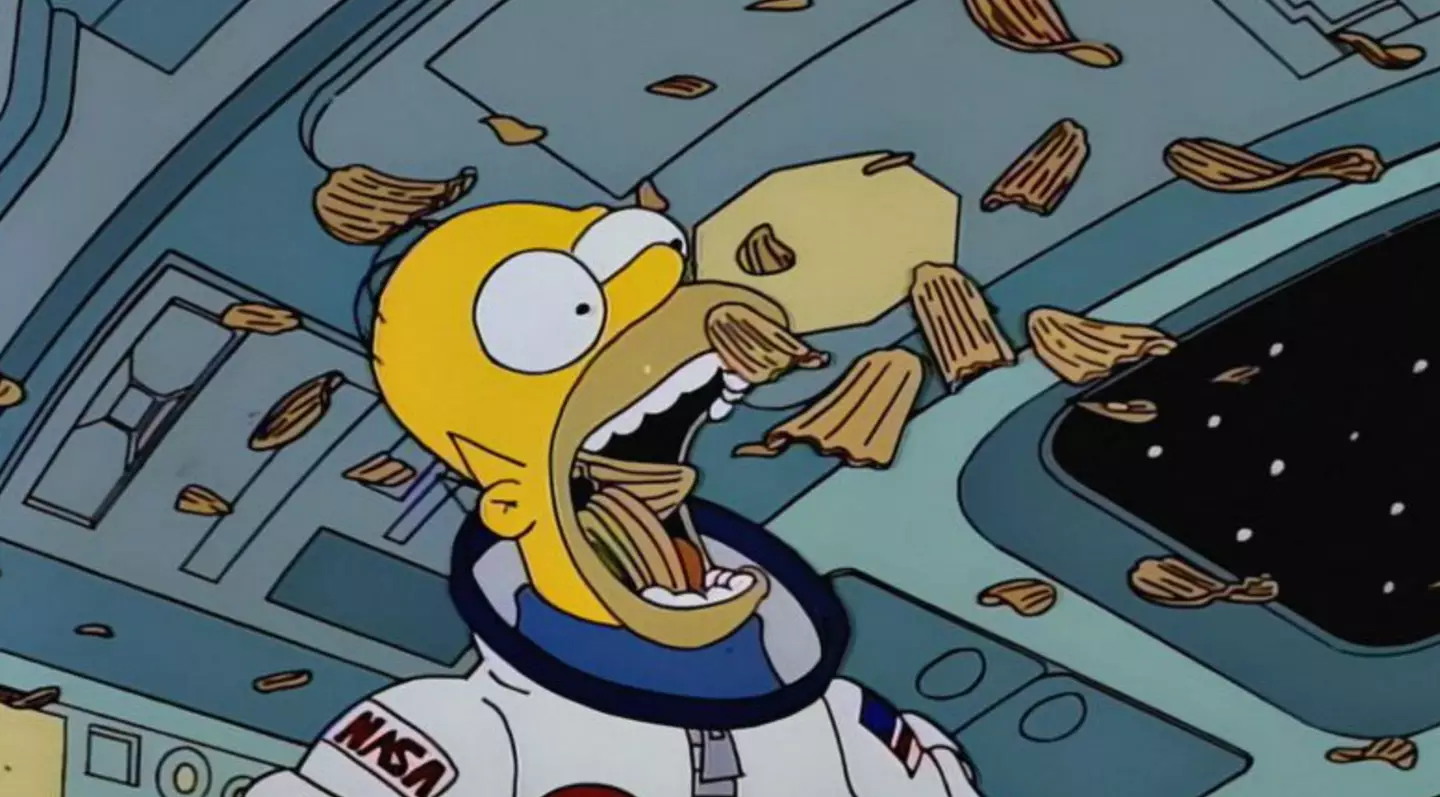 'Deep Space Homer' alluded to the concept of space tourism (Disney)
