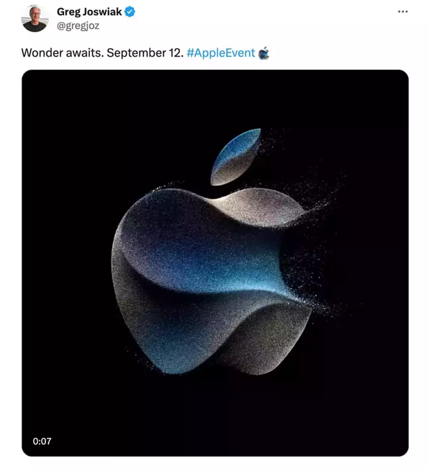 The new Apple colours were teased in a post.