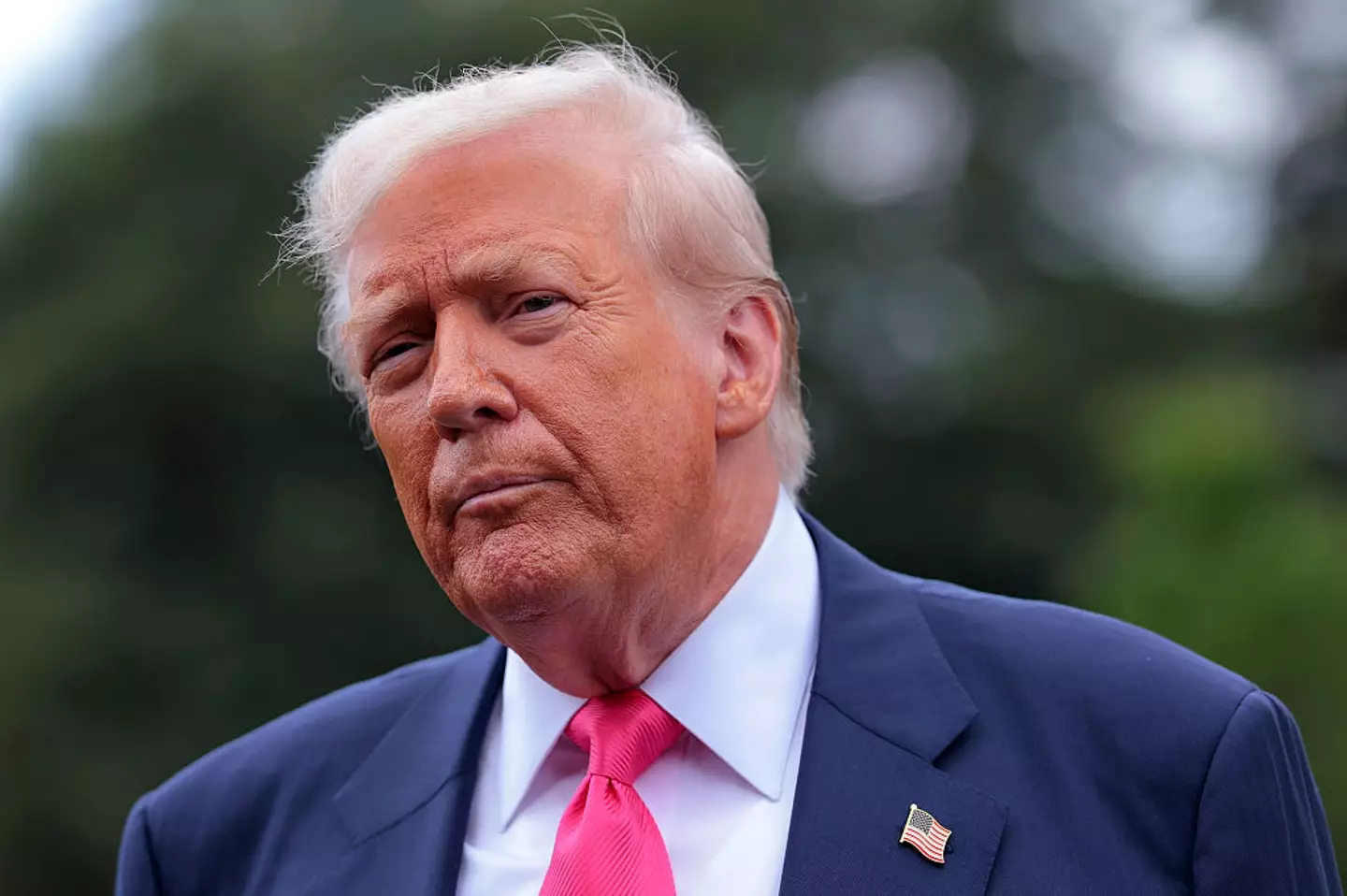Donald Trump has sparked outrage over one of his latest social media posts (Anna Moneymaker / Staff / Getty Images)