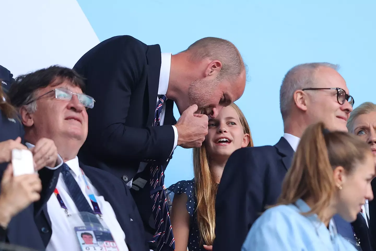 Princess Charlotte watched the Women's Euros final alongside her father Prince William on Sunday (27 July) (James Gill - Danehouse/Getty Images)