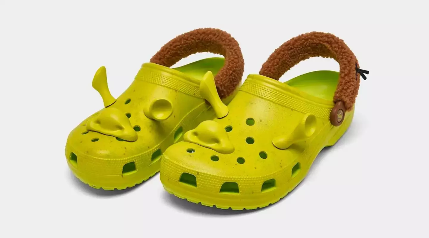 The limited edition Shrek Crocs.