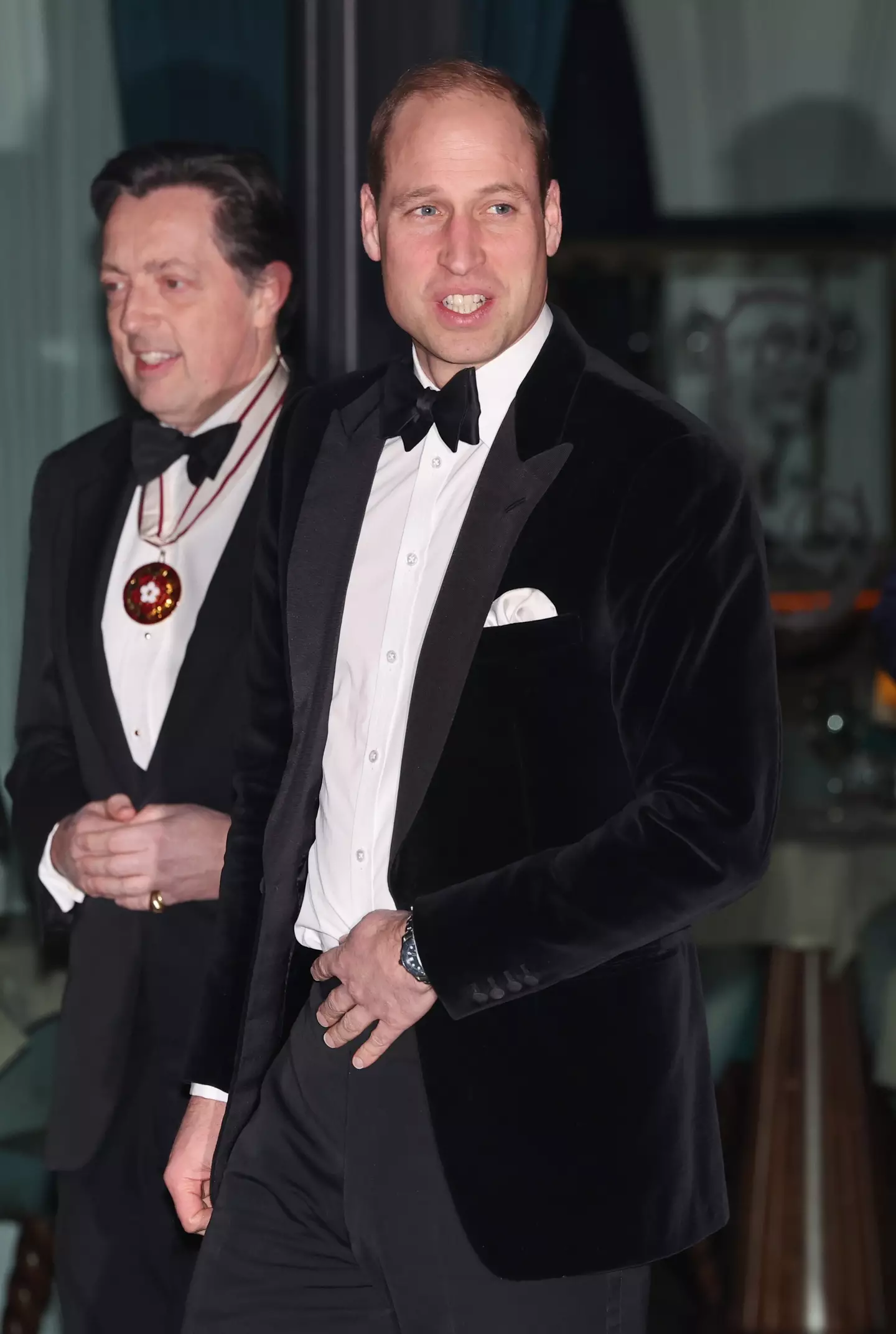 This is the first time Prince William has addressed his father's diagnosis.