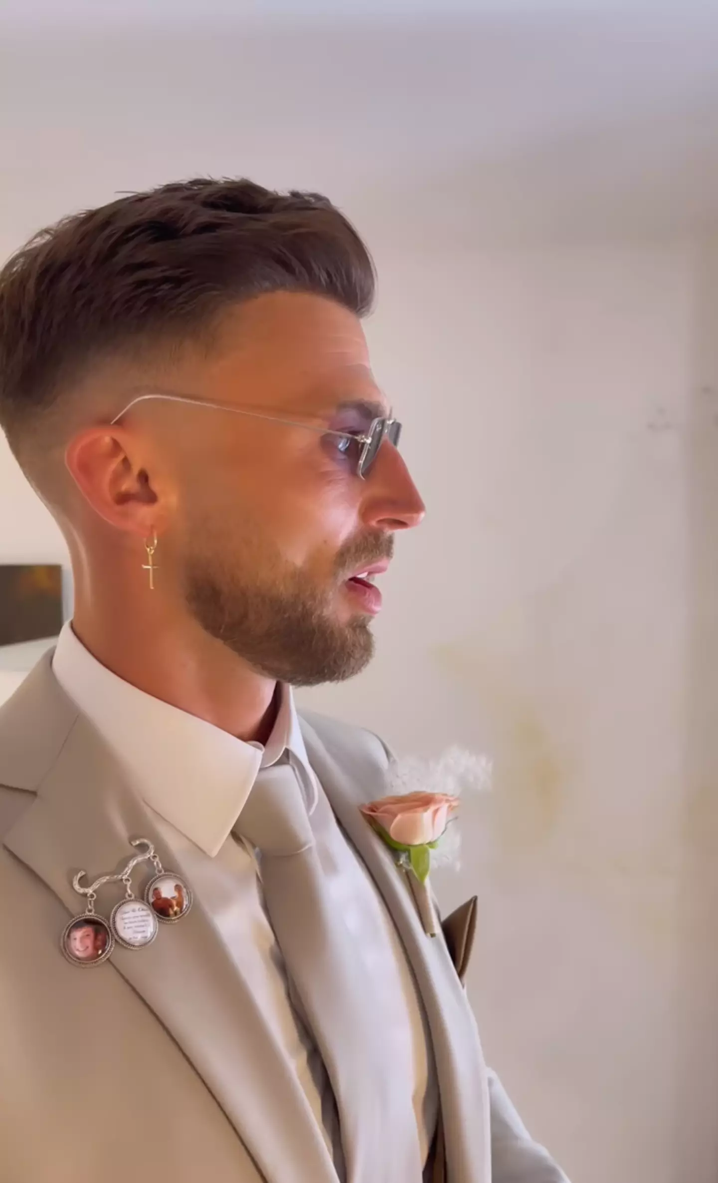 Jake has shared pictures from his wedding on Instagram.