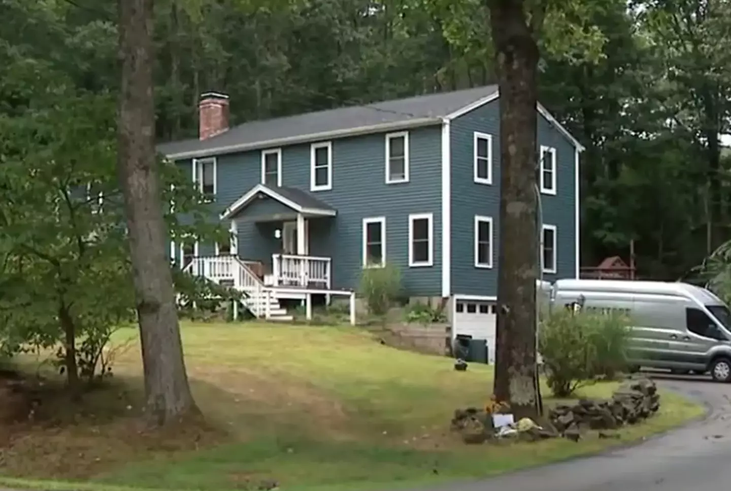 Emily shot and killed her husband and two of their children at their New Hampshire family home (WMUR-TV)