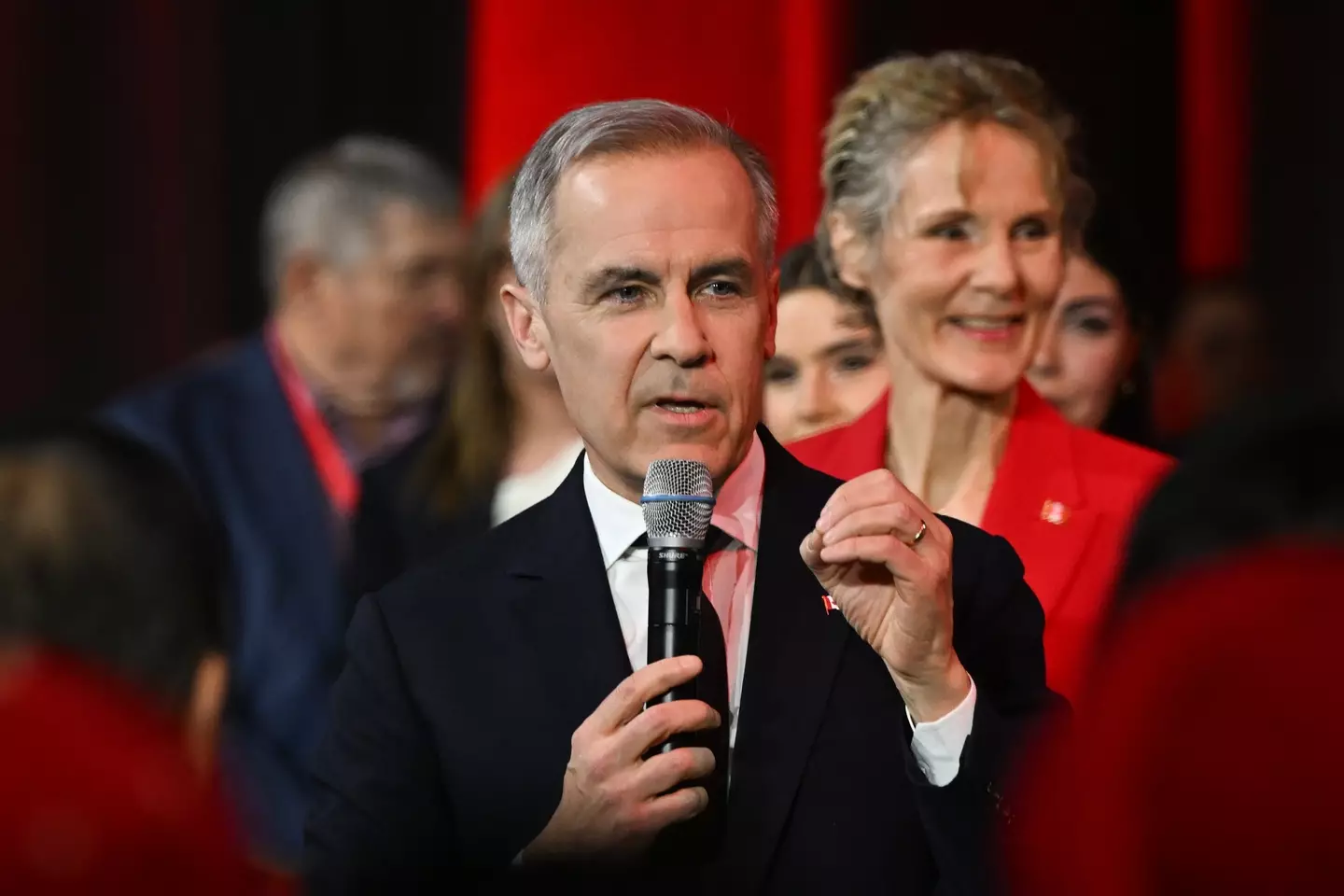 Canadian PM Mark Carney has not held back on Donald Trump. (Stringer/Anadolu via Getty Images)