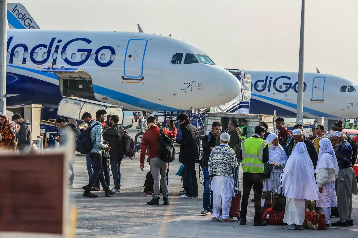 IndiGo is the first airline to implement the policy. (Nasir Kachroo/NurPhoto via Getty Images)