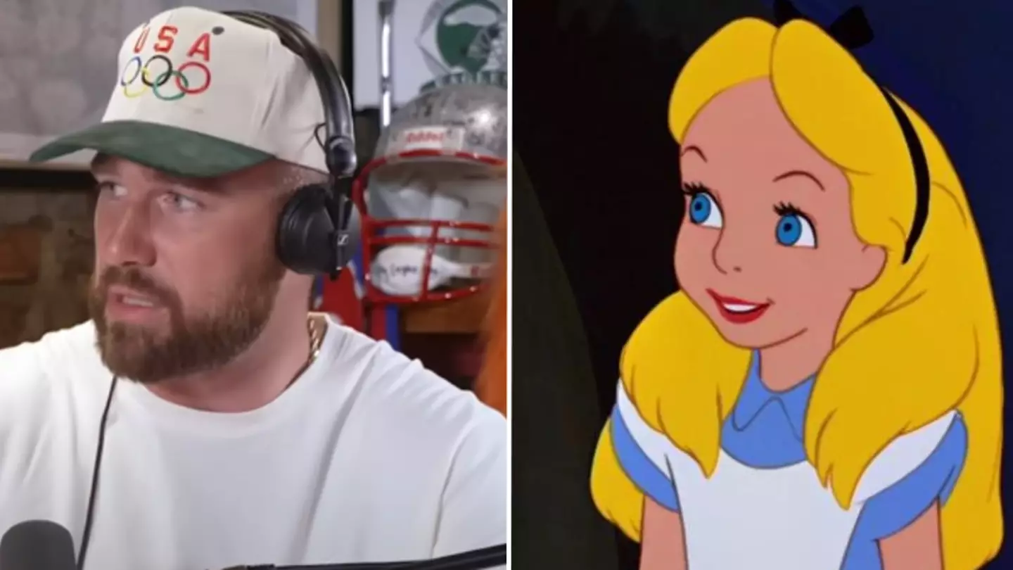 Travis Kelce only just realised how you pronounce Alice In Wonderland and fans can’t get over it