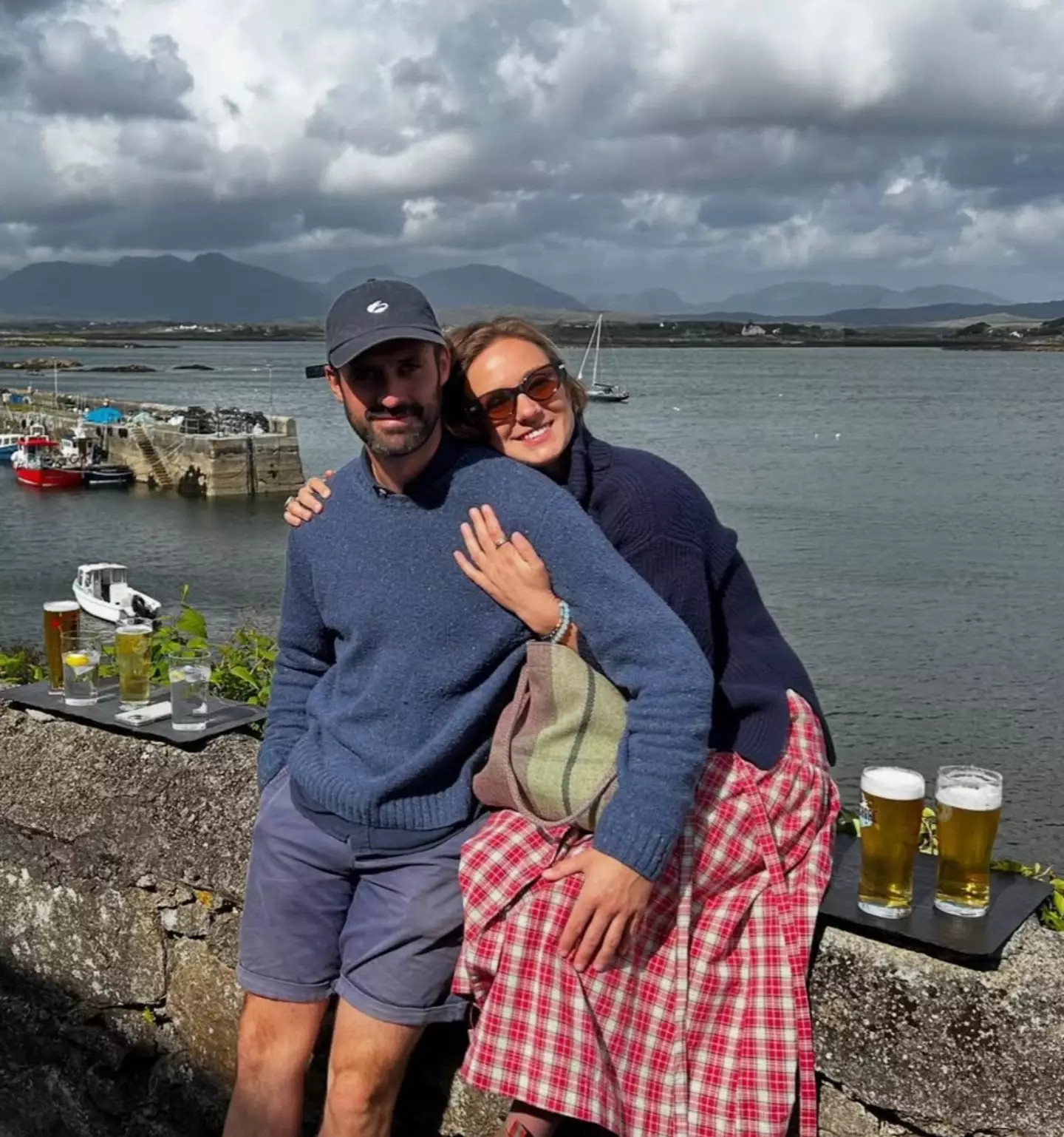 The two recently took a weekend trip to Ireland (Instagram/@marinacwin)