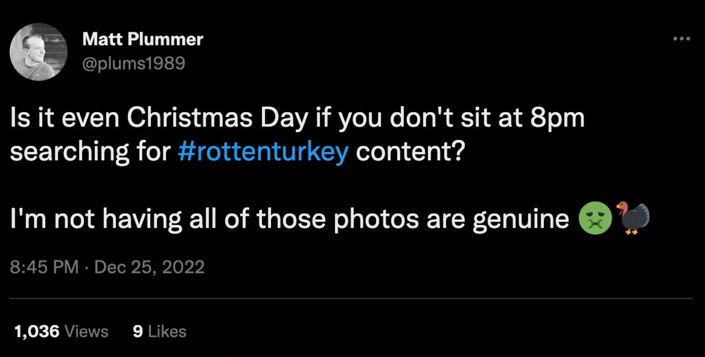 The rotten turkey content is raging on Twitter.
