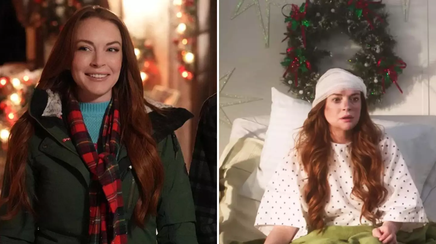 Fans already can't get enough of Lindsay Lohan's new festive Netflix film