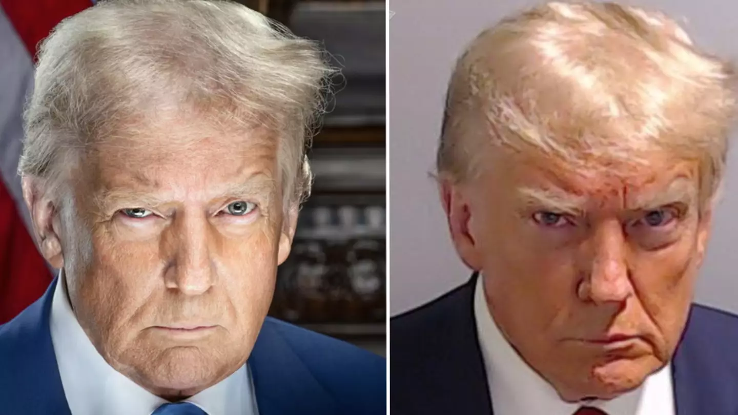 Donald Trump’s official inaugural portrait has a lot of people making very interesting point
