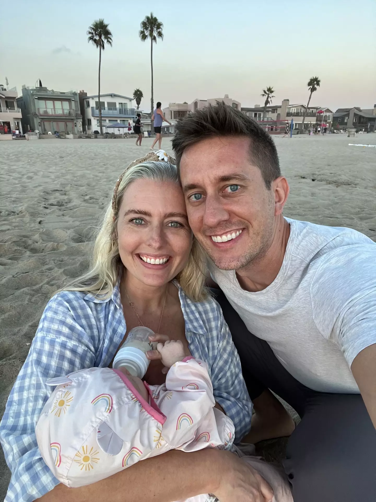 Ashley has an eight-month-old baby with her husband Mike.