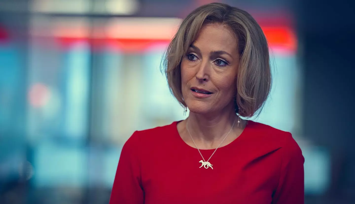Gillian Anderson plays Newsnight frontwoman Emily Maitlis.