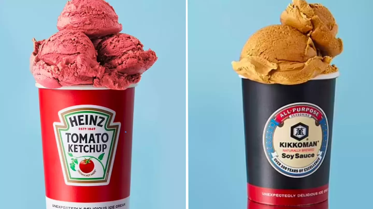 You can soon buy bizarre range of ice cream including Branston Pickle and Ketchup flavour