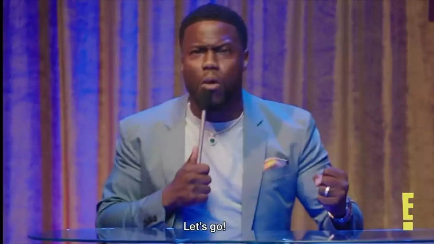The father of 12 tweeted the trailer for, what's being called, 'the mother of all game shows' and Kevin Hart is set to host.