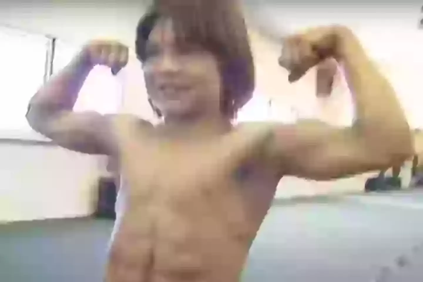 Sandrak as a child (Inside Edition)