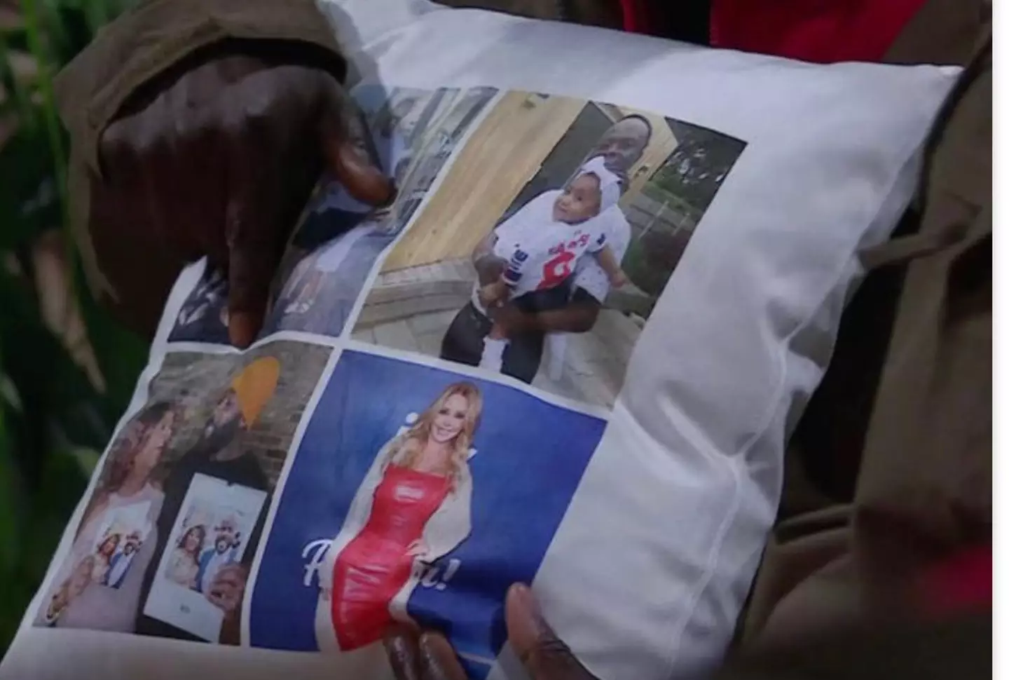 He received the pillow as a luxury item. (ITV)