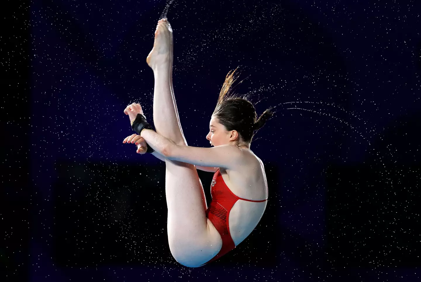 Andrea Spendolini-Sirieix came sixth in the Women's 10m Platform final. (Alex Pantling/Getty Images)