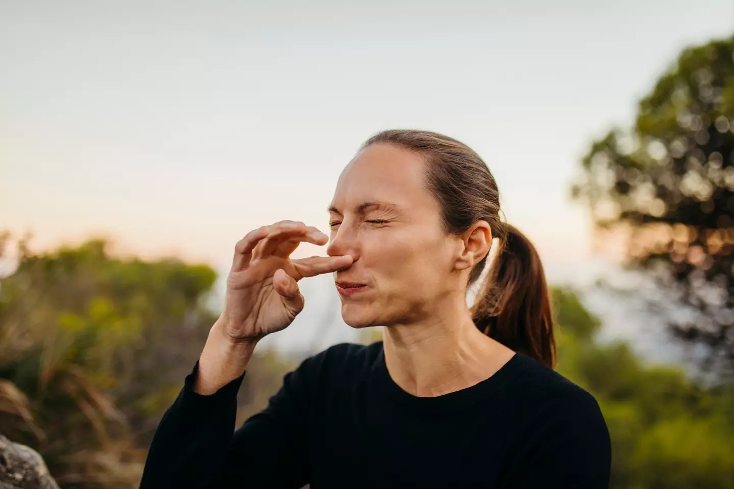 Uncontrollable sneezing and a runny nose are two of the symptoms of snatiation (Getty Stock Image)